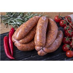 Hot Spanish style sausages
