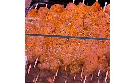 Garlic chicken kebeb